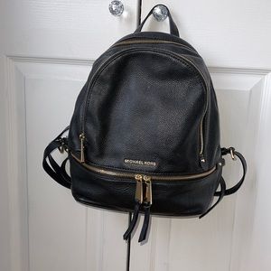 Michael Kors Rhea Medium Leather Backpack